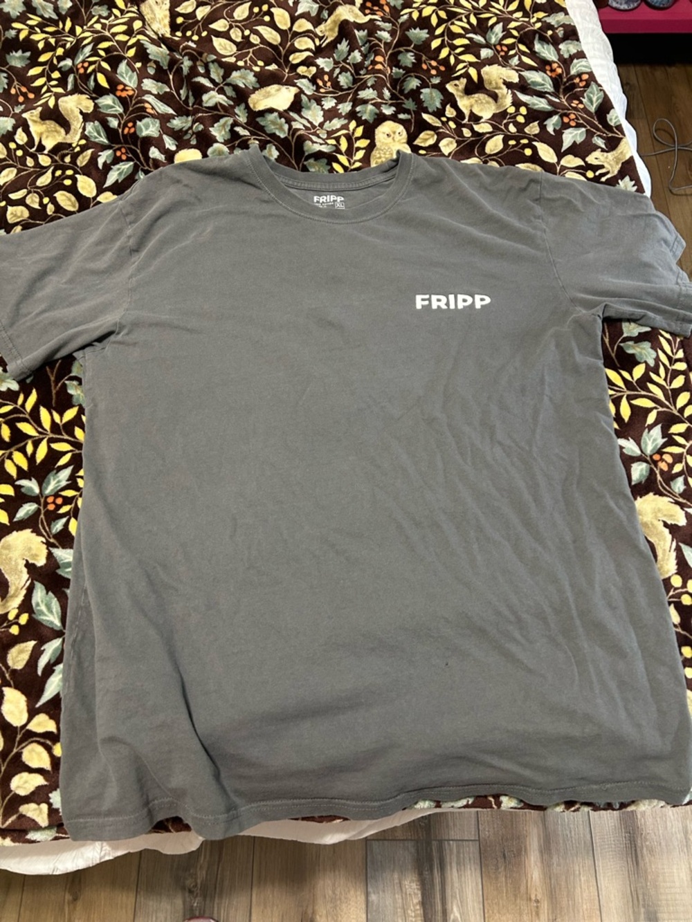 Men’s Charcoal Gray Logo Short Sleeve Tee